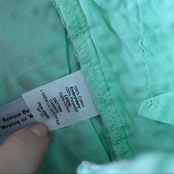 J. Crew eyelet cafe capri - Picture 6 of 8